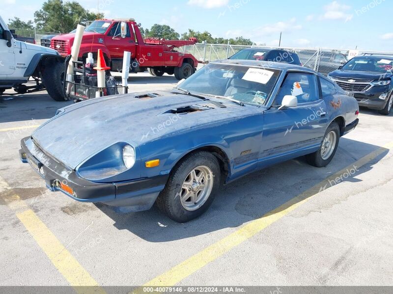 1982 DATSUN 280ZX Blue  Gasoline JN1HZ04S4CX450530 photo #3