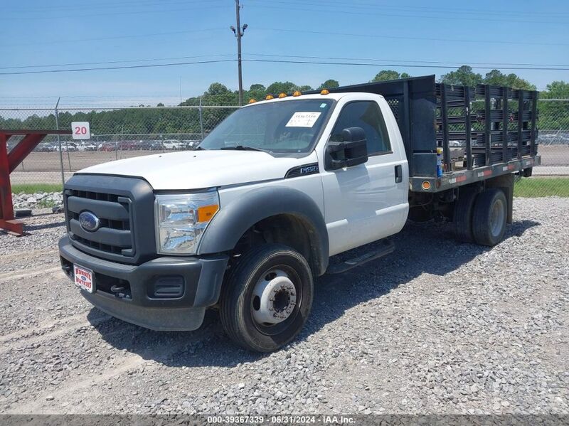 2012 FORD F-450 CHASSIS XL White  Gasoline 1FDUF4GY9CEC55560 photo #3