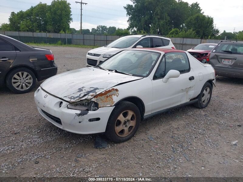 1995 HONDA CIVIC DEL SOL S White  Gasoline JHMEG1244SS006817 photo #3