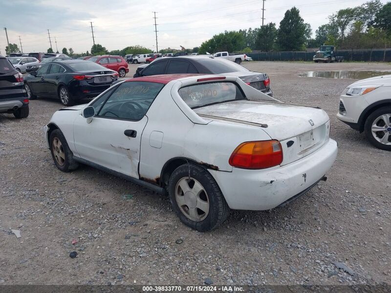 1995 HONDA CIVIC DEL SOL S White  Gasoline JHMEG1244SS006817 photo #4