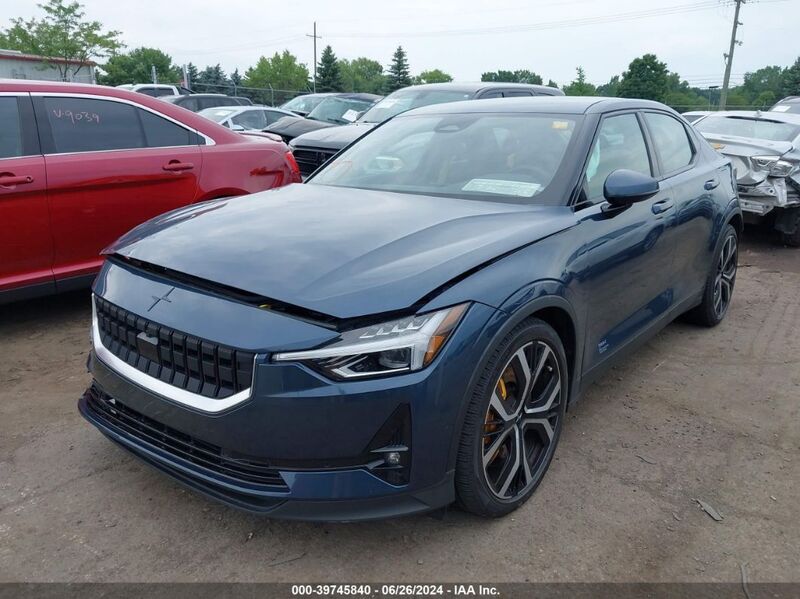 2022 POLESTAR 2 LONG RANGE DUAL MOTOR Blue  Electric LPSED3KAXNL054700 photo #3