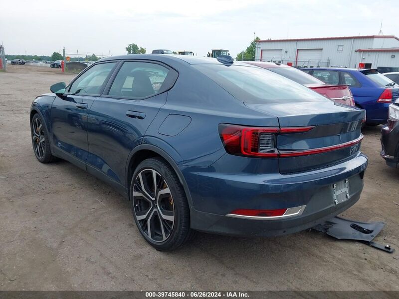 2022 POLESTAR 2 LONG RANGE DUAL MOTOR Blue  Electric LPSED3KAXNL054700 photo #4