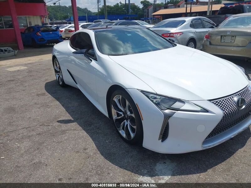 2020 LEXUS LC 500 SPORT White  gas JTHEP5AY2LA007290 photo #1