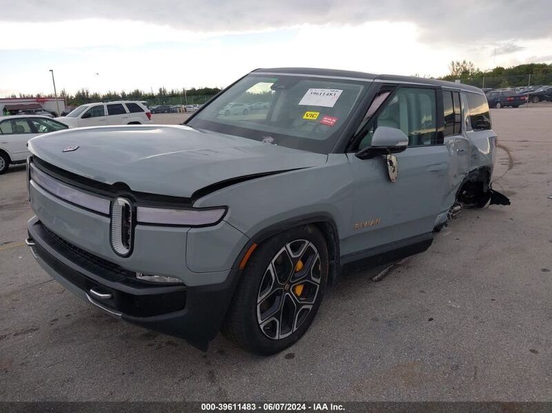 2023 RIVIAN R1S LAUNCH EDITION Gray  Electric 7PDSGABL8PN006734 photo #3