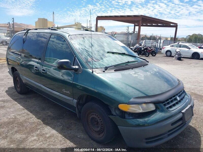 1999 PLYMOUTH GRAND VOYAGER SE Green  Flexible Fuel 2P4GP44G0XR270818 photo #1