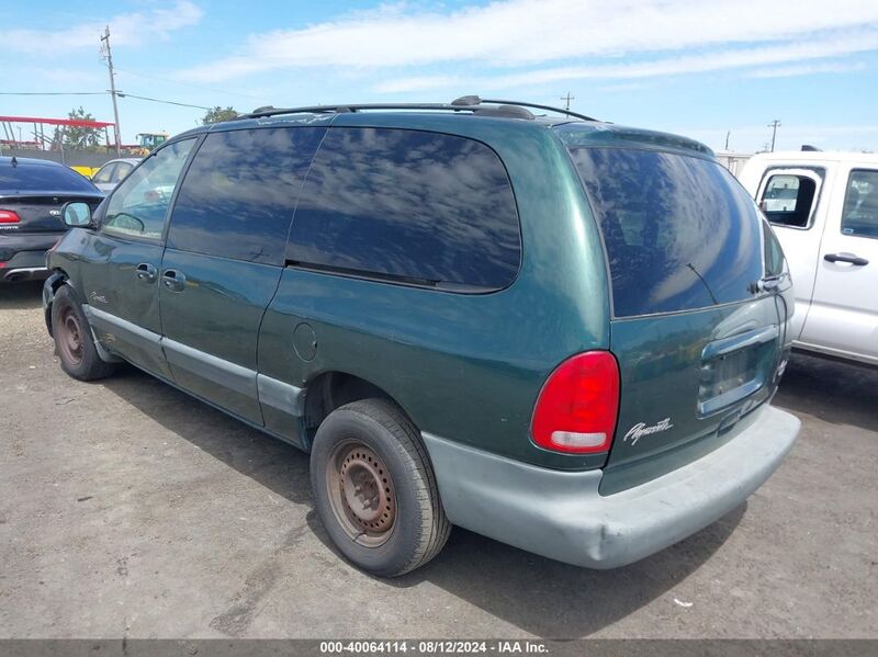 1999 PLYMOUTH GRAND VOYAGER SE Green  Flexible Fuel 2P4GP44G0XR270818 photo #4