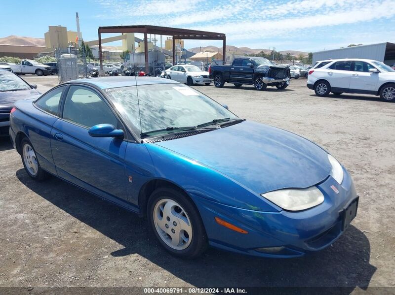 2002 SATURN S-SERIES SC2 Blue  Gasoline 1G8ZY14712Z143660 photo #1