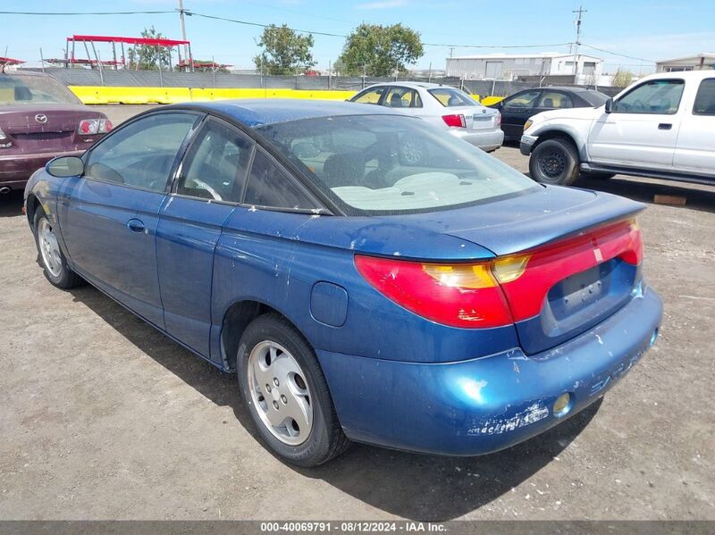 2002 SATURN S-SERIES SC2 Blue  Gasoline 1G8ZY14712Z143660 photo #4