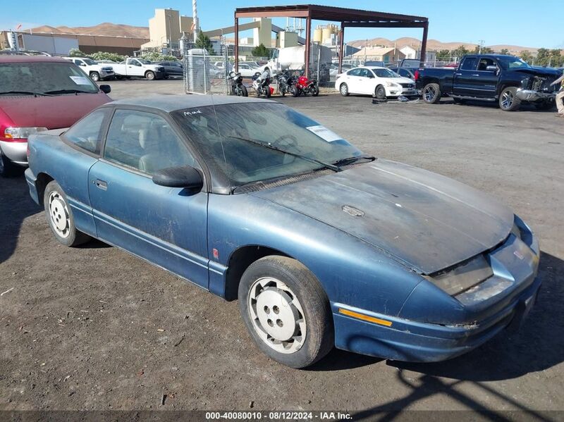 1993 SATURN SC1 Blue  Gasoline 1G8ZE1597PZ281235 photo #1