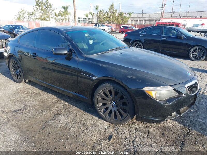 2005 BMW 645CI Black  Gasoline WBAEH73465CF95125 photo #1