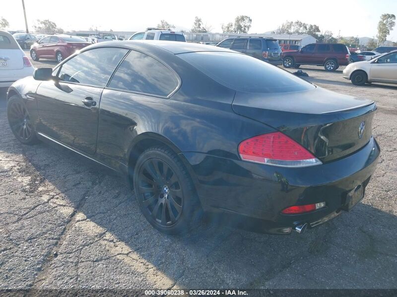 2005 BMW 645CI Black  Gasoline WBAEH73465CF95125 photo #4