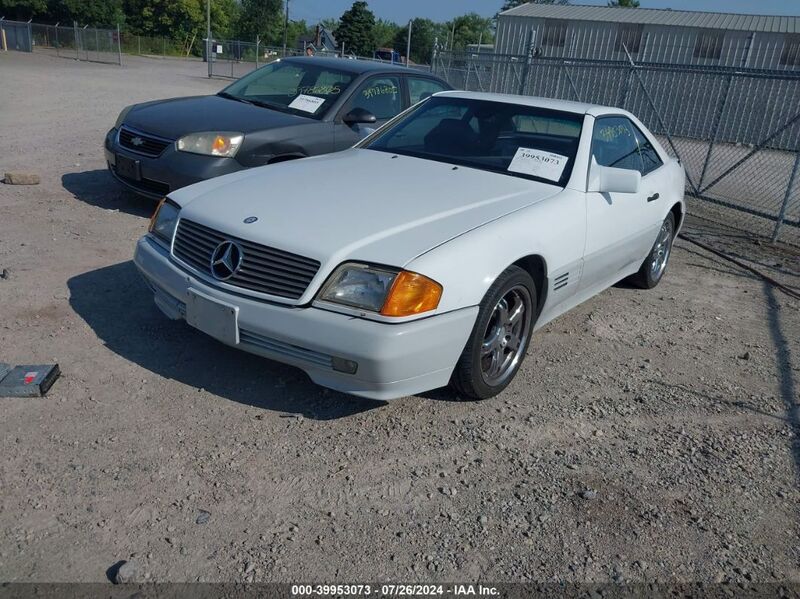 1991 MERCEDES-BENZ 500 SL White  Gasoline WDBFA66EXMF034266 photo #3