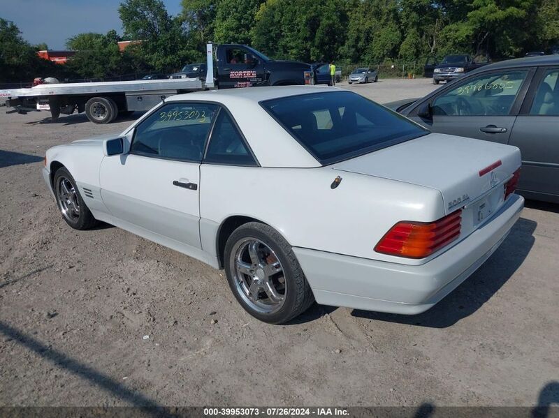 1991 MERCEDES-BENZ 500 SL White  Gasoline WDBFA66EXMF034266 photo #4