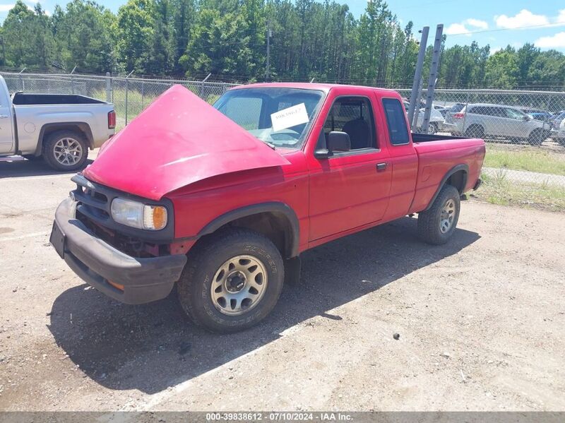 1996 MAZDA B3000 CAB PLUS Red  Gasoline 4F4CR17U7TTM04005 photo #3