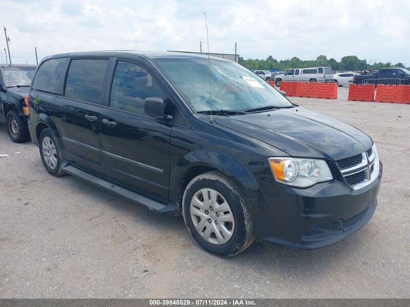 2016 DODGE GRAND CARAVAN AMERICAN VALUE PKG Black  flexible fuel 2C4RDGBG3GR250752 photo #1