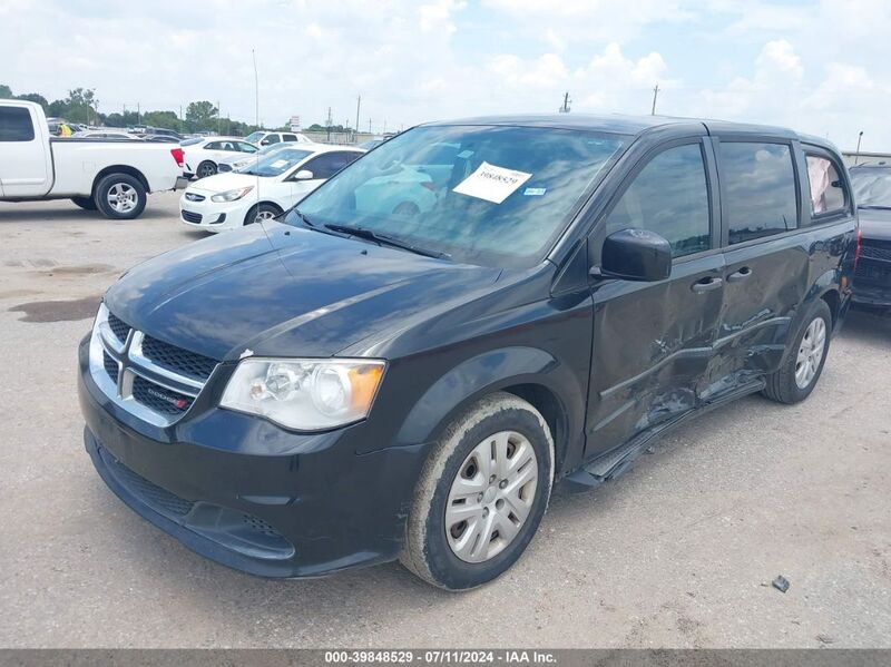 2016 DODGE GRAND CARAVAN AMERICAN VALUE PKG Black  flexible fuel 2C4RDGBG3GR250752 photo #3