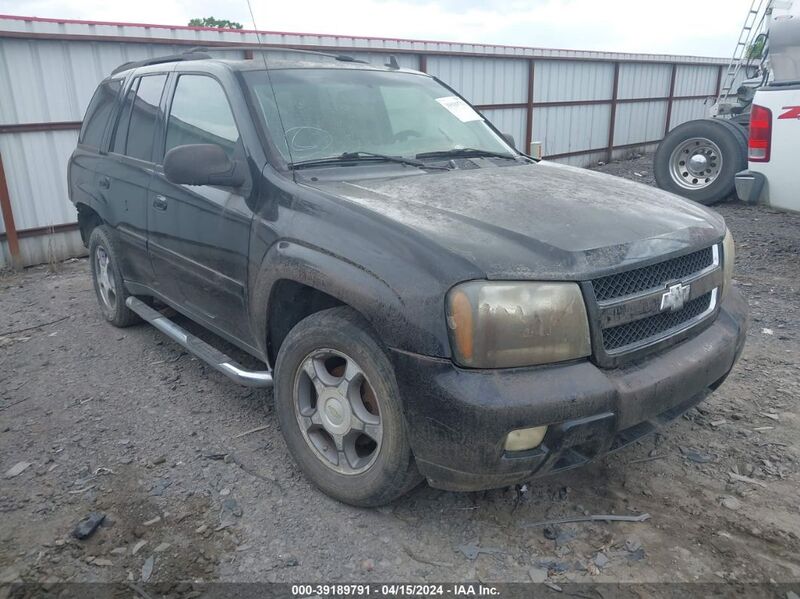 2008 CHEVROLET TRAILBLAZER LT Black 4dr spor gas 1GNDS13S182183057 photo #1