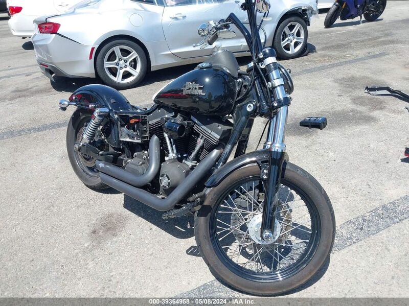 2013 HARLEY-DAVIDSON FXDB DYNA STREET BOB Black  Other 1HD1GX419DC324319 photo #1