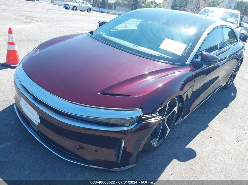 2023 LUCID AIR TOURING Burgundy  Electric 50EA1TEA6PA001643 photo #3