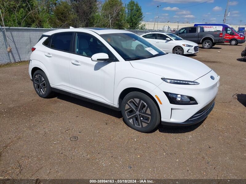 2023 HYUNDAI KONA ELECTRIC SEL White  Electric KM8K33AG0PU188949 photo #1