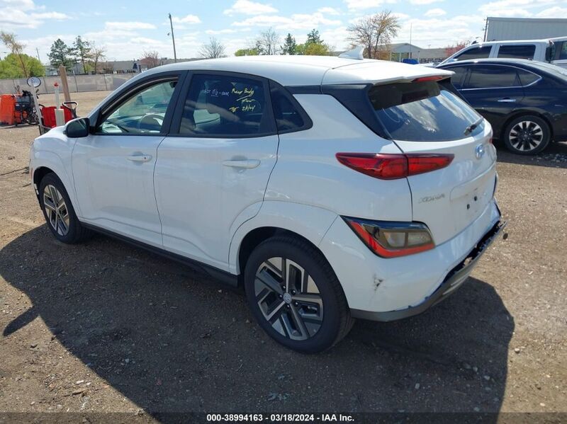 2023 HYUNDAI KONA ELECTRIC SEL White  Electric KM8K33AG0PU188949 photo #4