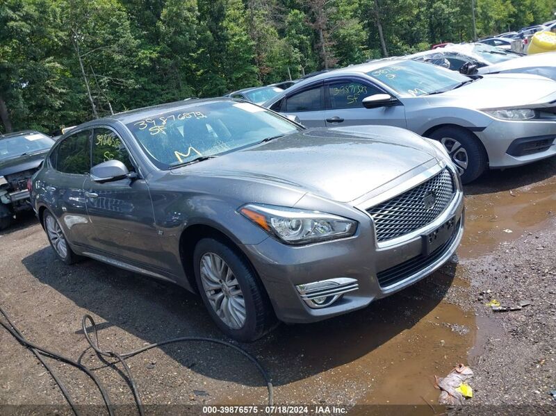 2015 INFINITI Q70L 3.7X Gray  Gasoline JN1BY1PR9FM830153 photo #1