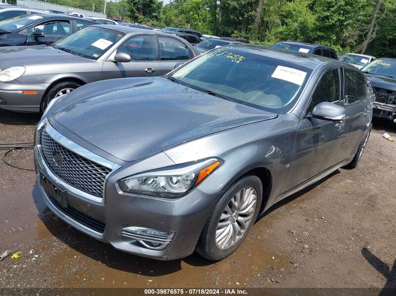 2015 INFINITI Q70L 3.7X Gray  Gasoline JN1BY1PR9FM830153 photo #3