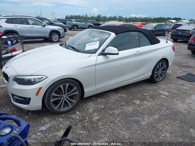 2017 BMW 230I White  Gasoline WBA2K9C33H7A26317 photo #3