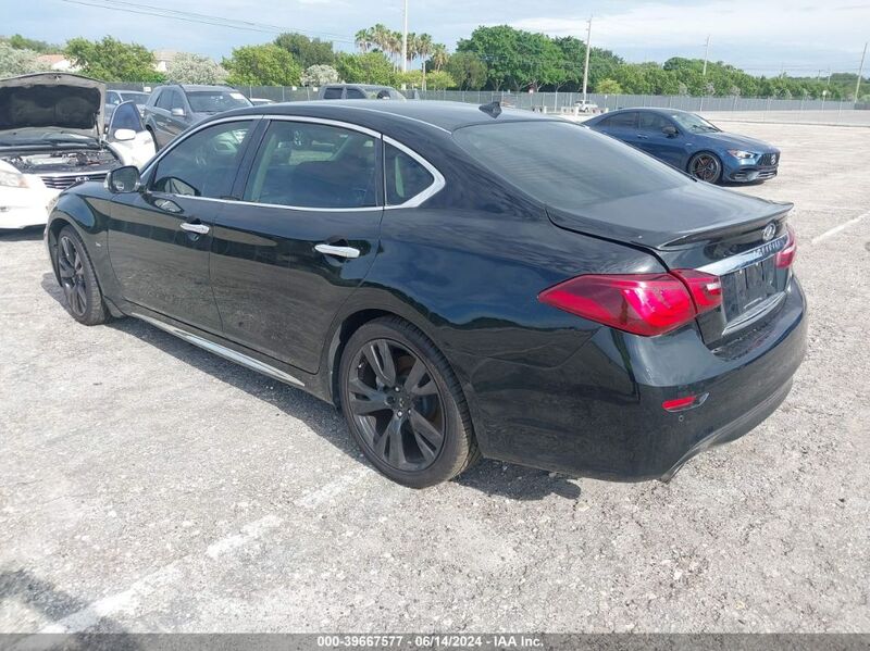 2015 INFINITI Q70L 5.6 Black  Gasoline JN1AY1PPXFM170134 photo #4