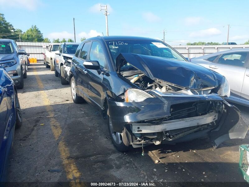 2007 ACURA RDX Black  Gasoline 5J8TB18527A017126 photo #1