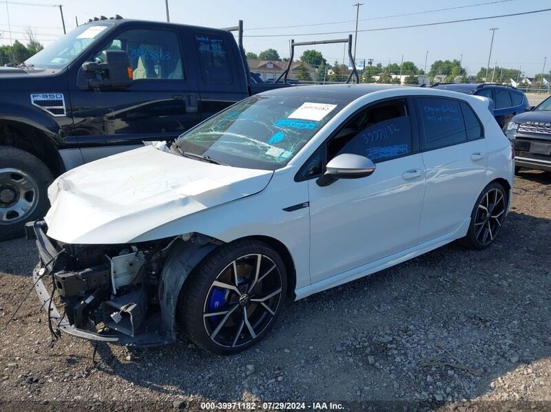 2022 VOLKSWAGEN GOLF R 2.0T White  Gasoline WVWFB7CD9NW120251 photo #3