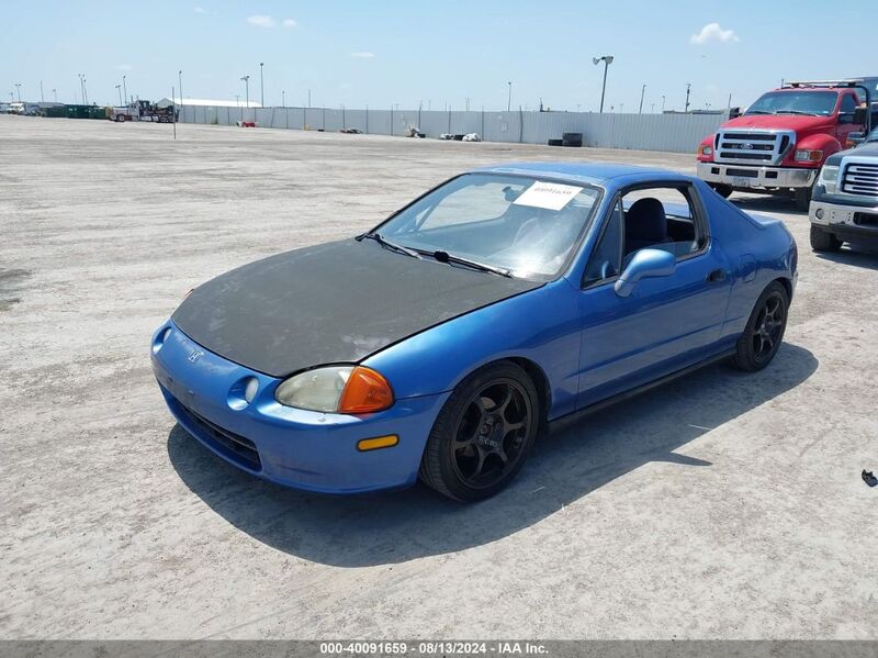 1994 HONDA CIVIC DEL SOL SI Blue  Gasoline JHMEH6169RS002723 photo #3