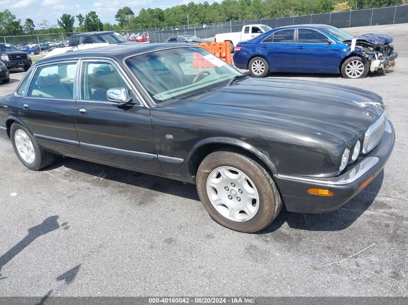 2001 JAGUAR XJ8 VANDEN PLAS Gray  Gasoline SAJDA24C41LF36243 photo #1