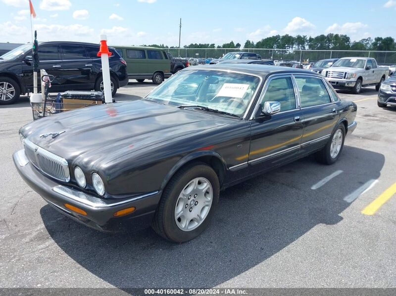 2001 JAGUAR XJ8 VANDEN PLAS Gray  Gasoline SAJDA24C41LF36243 photo #3