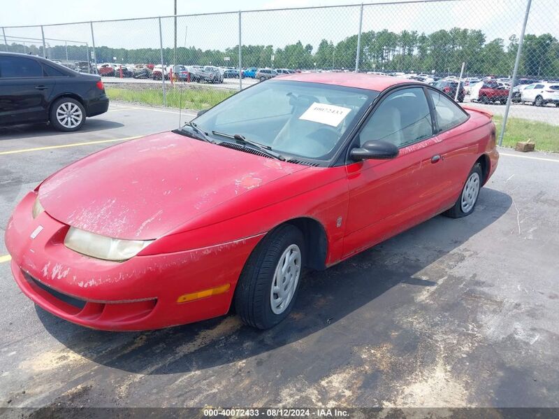 1998 SATURN SC1 Red  Gasoline 1G8ZF1289WZ278201 photo #3