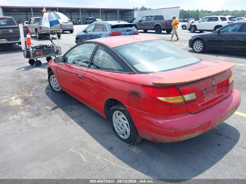 1998 SATURN SC1 Red  Gasoline 1G8ZF1289WZ278201 photo #4