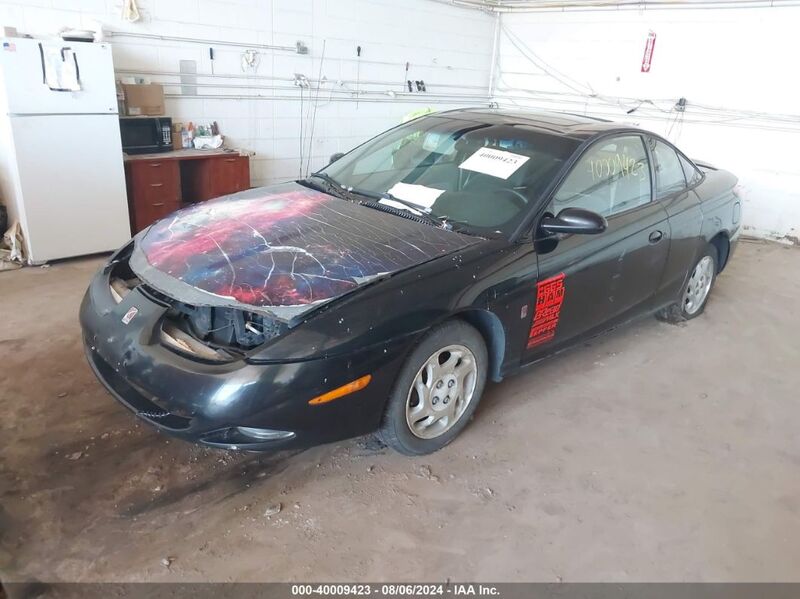 2001 SATURN SC2 Black  Gasoline 1G8ZR12711Z209560 photo #3