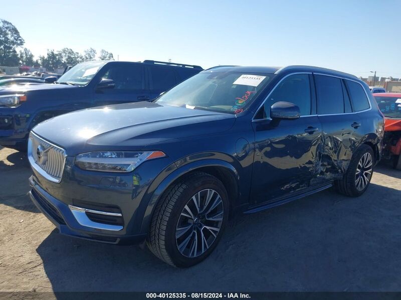 2021 VOLVO XC90 RECHARGE PLUG-IN HYBRID T8 INSCRIPTION EXPRESSION 6 PASSENGER Blue  hybrid engine YV4BR00K8M1706985 photo #3