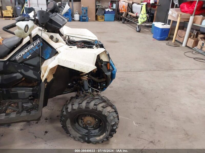 2017 POLARIS SCRAMBLER 850 White  Gasoline 4XASVA857HB130008 photo #1