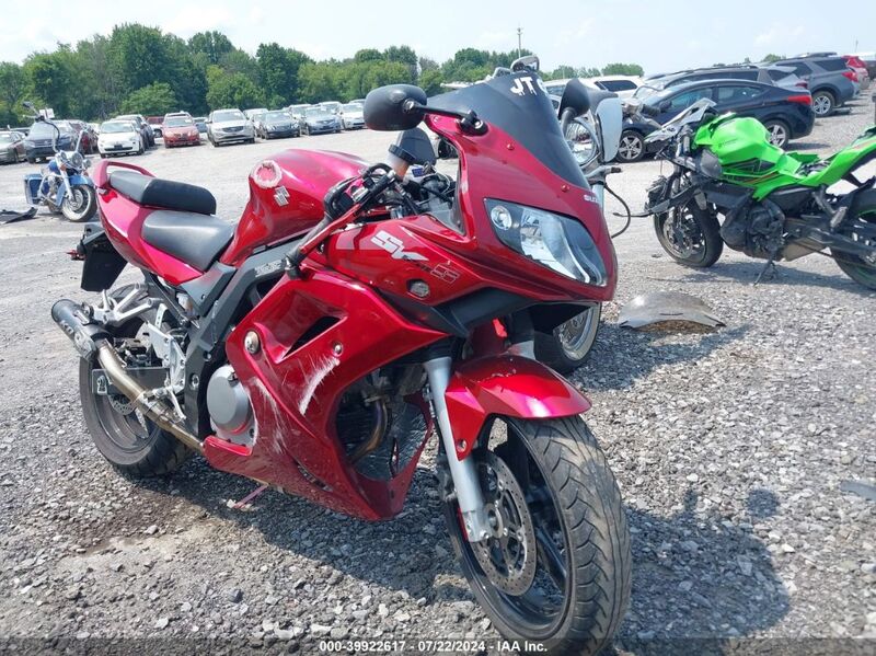 2007 SUZUKI SV650 Red  Other JS1VP53A472103675 photo #1