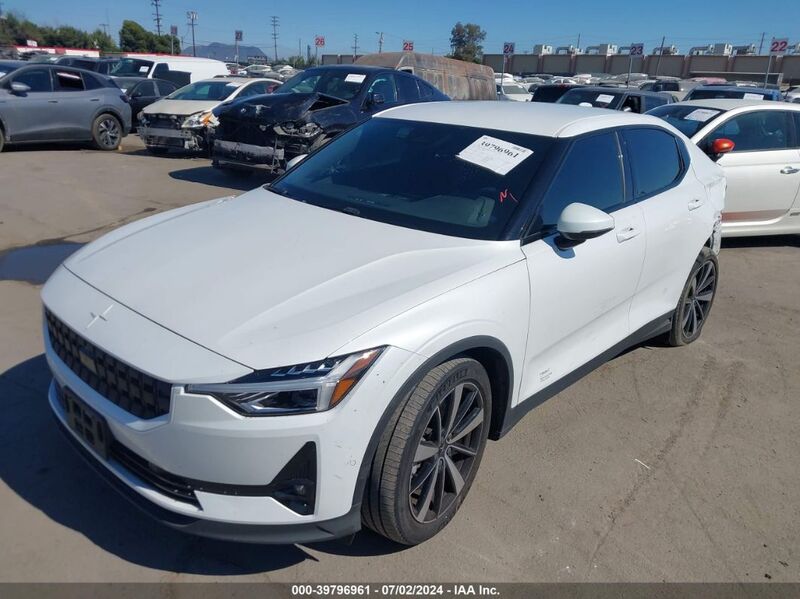 2022 POLESTAR 2 LONG RANGE DUAL MOTOR White  Electric LPSED3KA3NL076022 photo #3