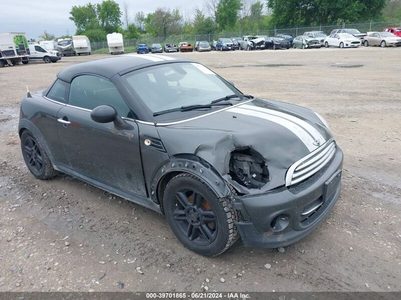 2012 MINI COOPER Gray  Gasoline WMWSX1C52CT300396 photo #1