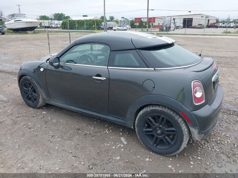 2012 MINI COOPER Gray  Gasoline WMWSX1C52CT300396 photo #4