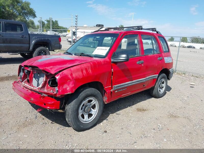 2000 CHEVROLET TRACKER HARD TOP Red  Gasoline 2CNBJ13C9Y6943472 photo #3