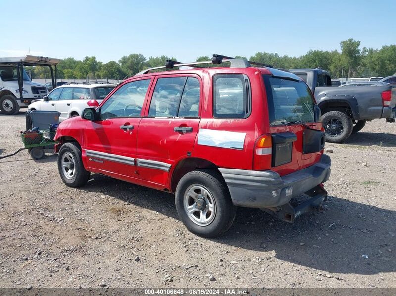 2000 CHEVROLET TRACKER HARD TOP Red  Gasoline 2CNBJ13C9Y6943472 photo #4