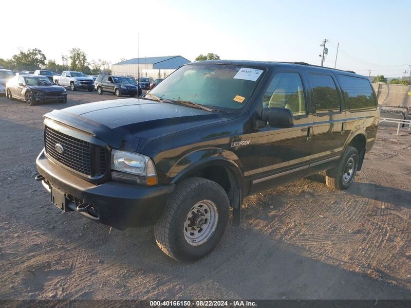 2003 FORD EXCURSION LIMITED Black  Gasoline 1FMNU43S63EB83504 photo #3