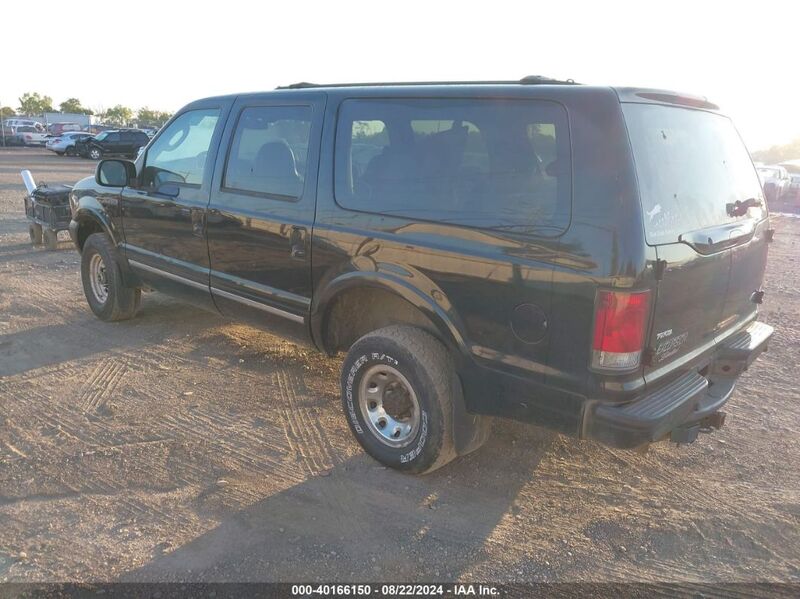 2003 FORD EXCURSION LIMITED Black  Gasoline 1FMNU43S63EB83504 photo #4