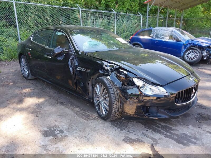 2016 MASERATI QUATTROPORTE S Q4 Black  Gasoline ZAM56RRA4G1166204 photo #1