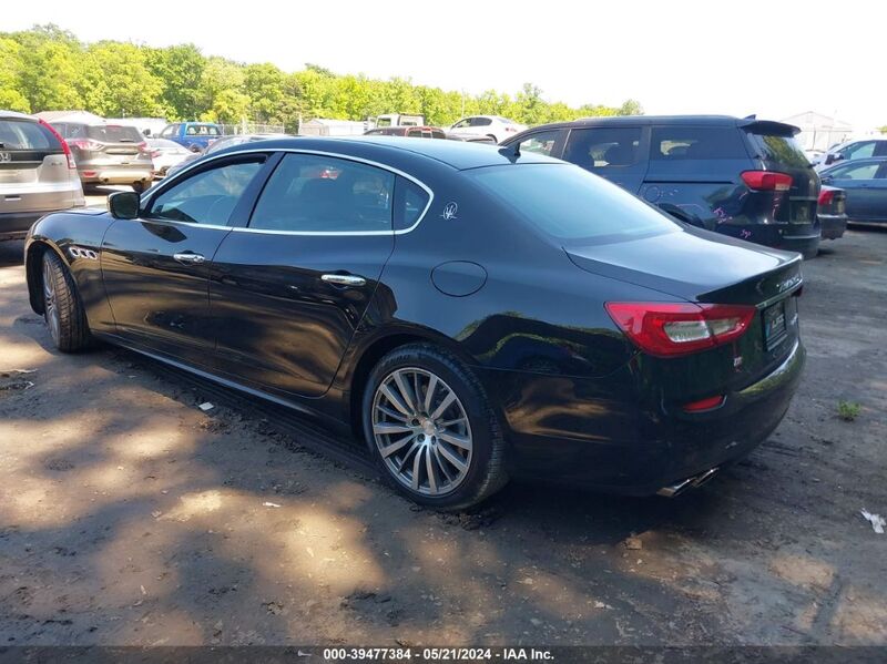 2016 MASERATI QUATTROPORTE S Q4 Black  Gasoline ZAM56RRA4G1166204 photo #4