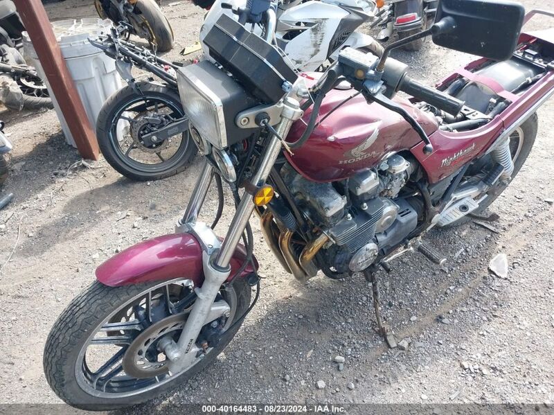 1983 HONDA CB650 SC Maroon  Other JH2RC1309DM001511 photo #3